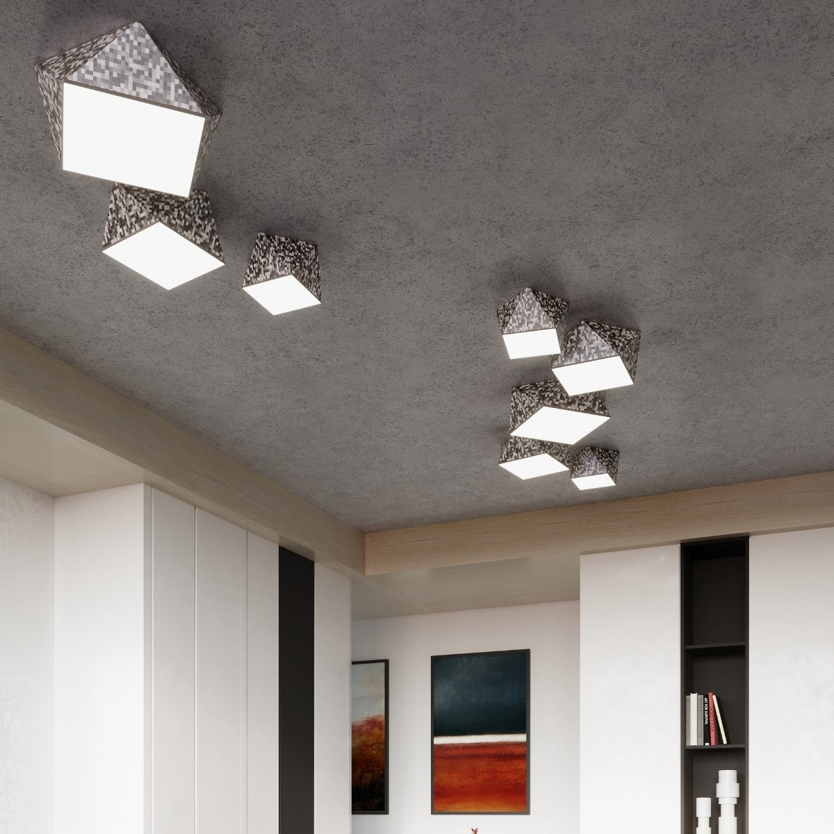 plafondlamp-hexa-45-zilver