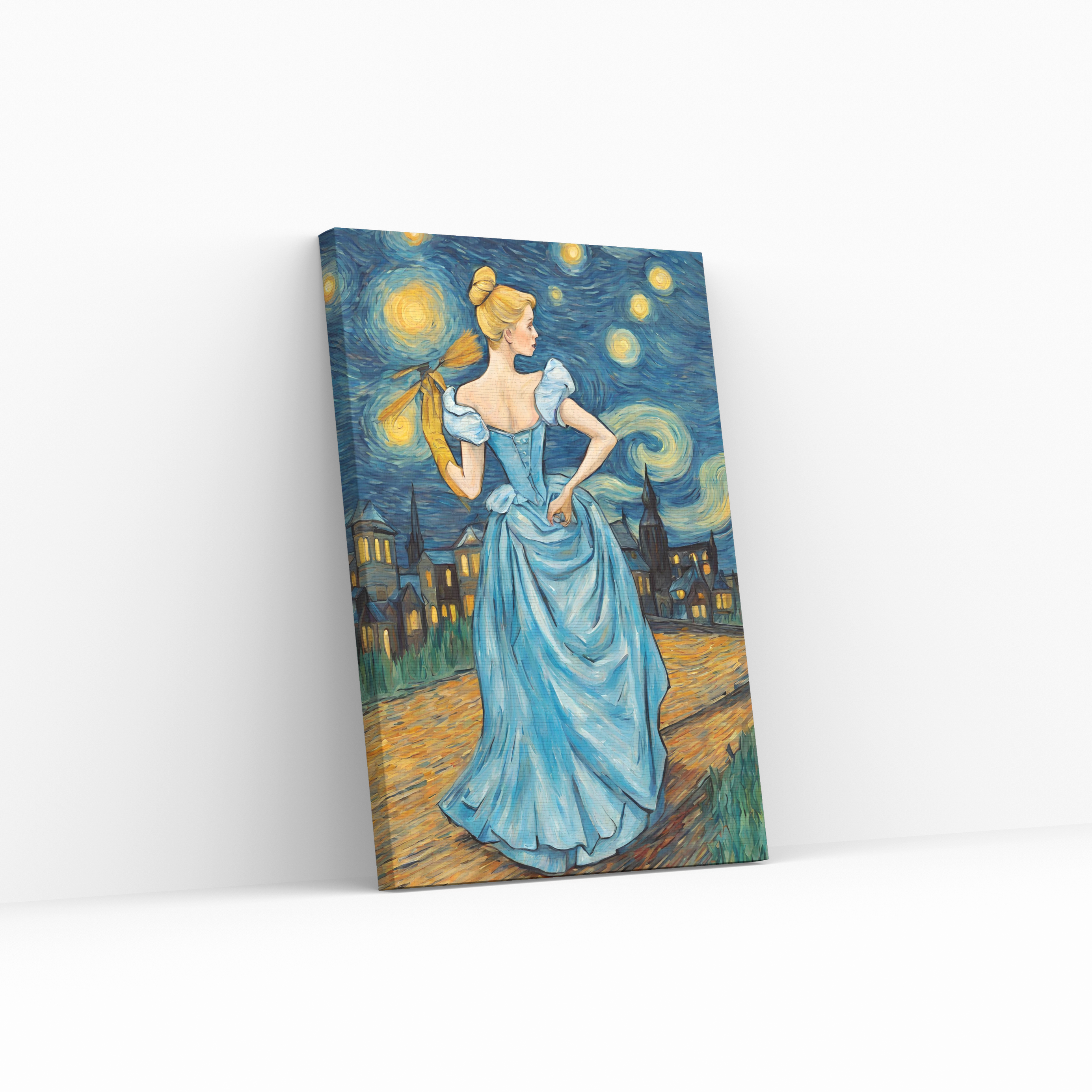 Assepoester van Gogh Canvas Schilderij - Pochon