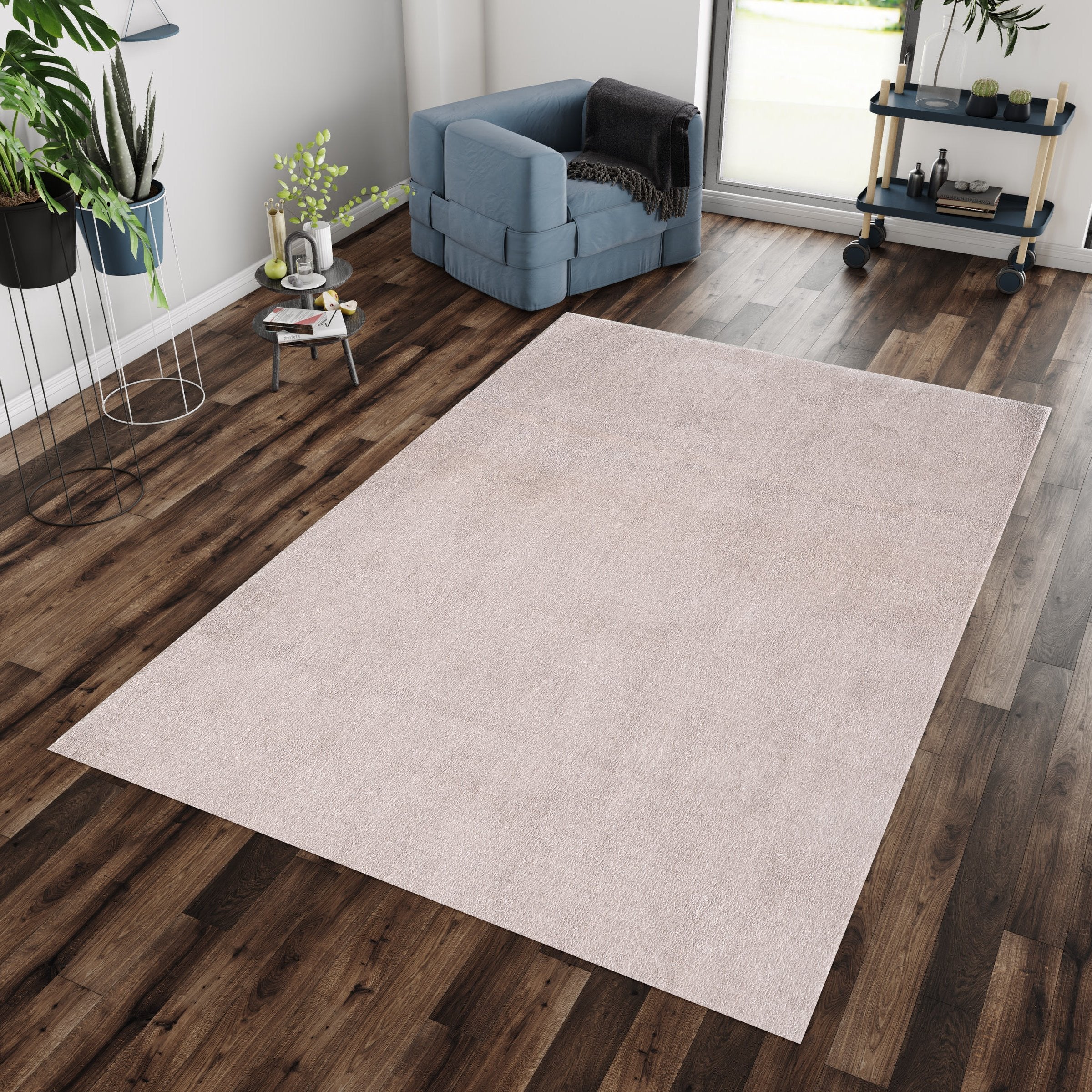 Tapijt Catwalk - 60x100 - Effen - Beige  Pochon