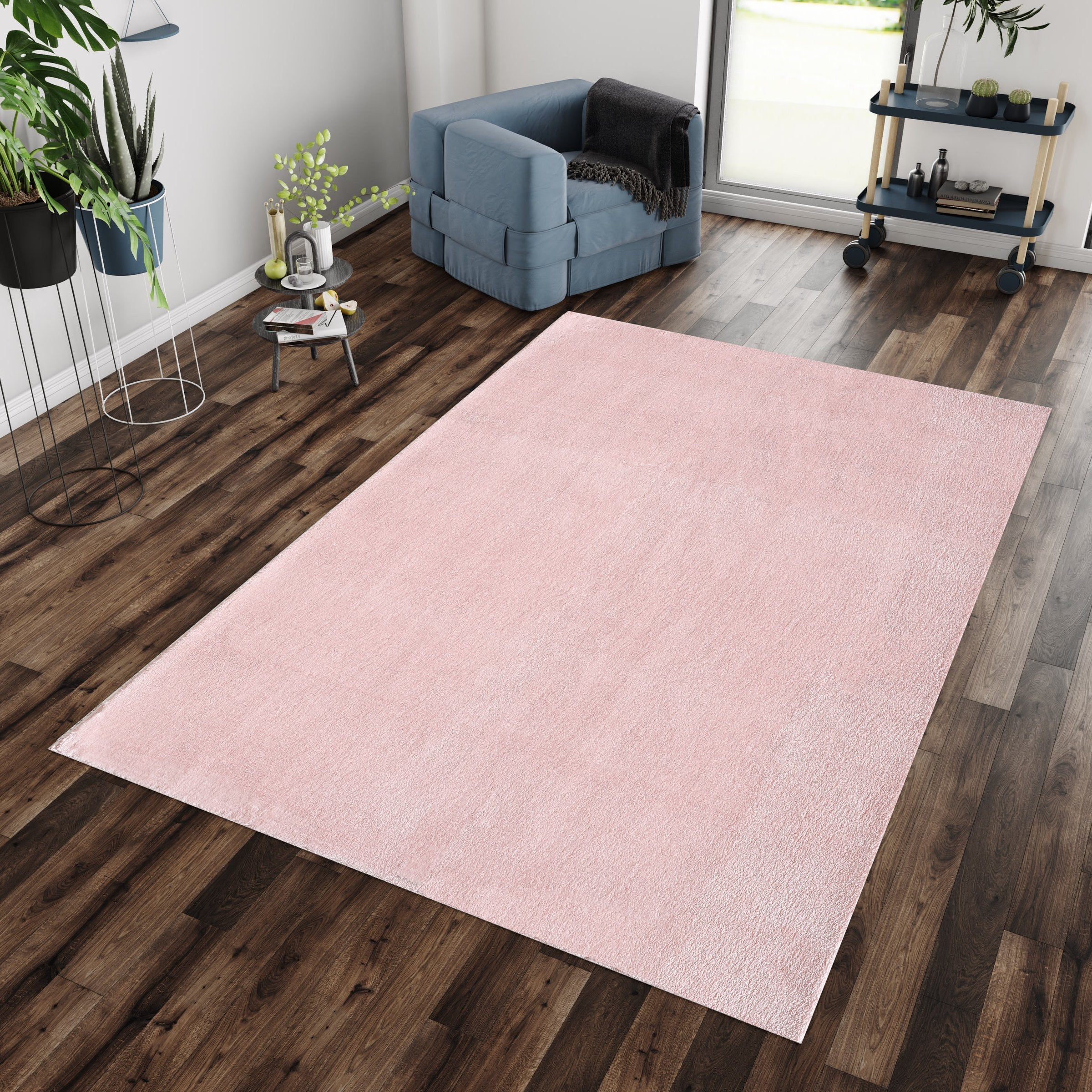 Tapijt Catwalk - 60x100 - Effen - Roze  Pochon