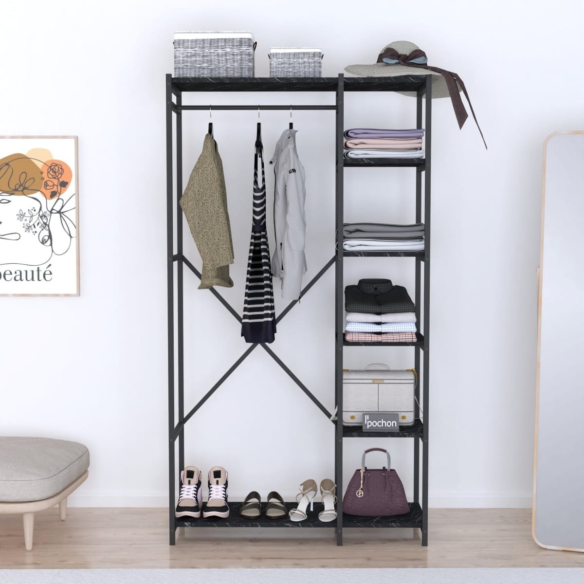 Open Kledingkast Marina - Afbeelding 3