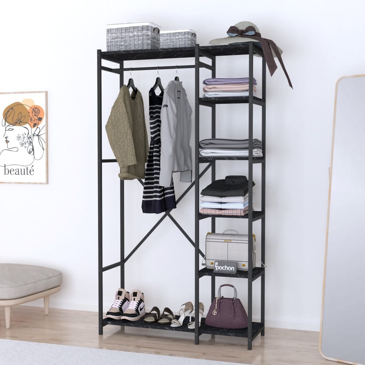 Open Kledingkast Marina - Afbeelding 4