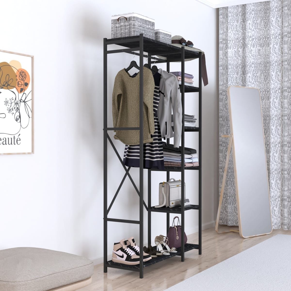 Open Kledingkast Marina - Afbeelding 5