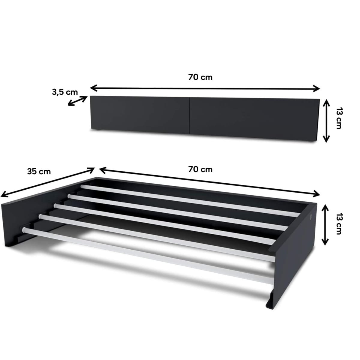 Wanddroogrek - 70cm - Afbeelding 2