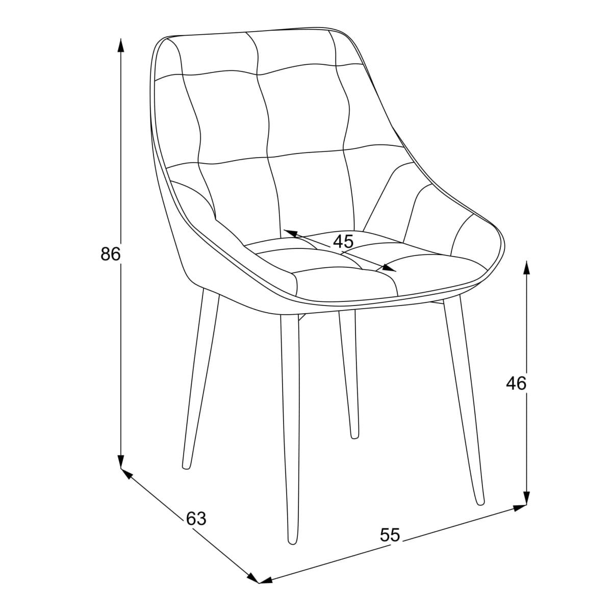 Eetkamerstoel Capelle - Afbeelding 4