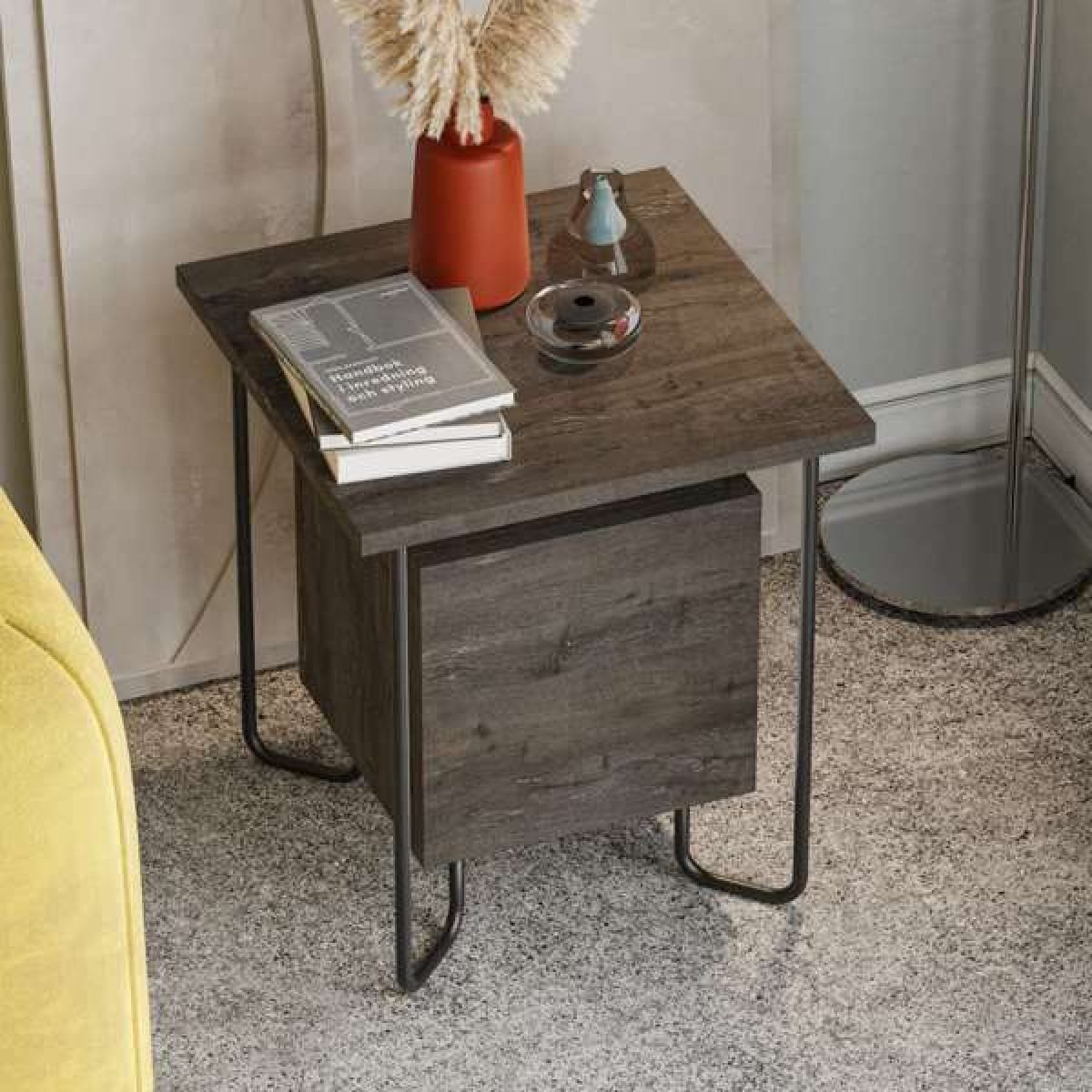 Nachtkastje Acres - Koffie - Afbeelding 4