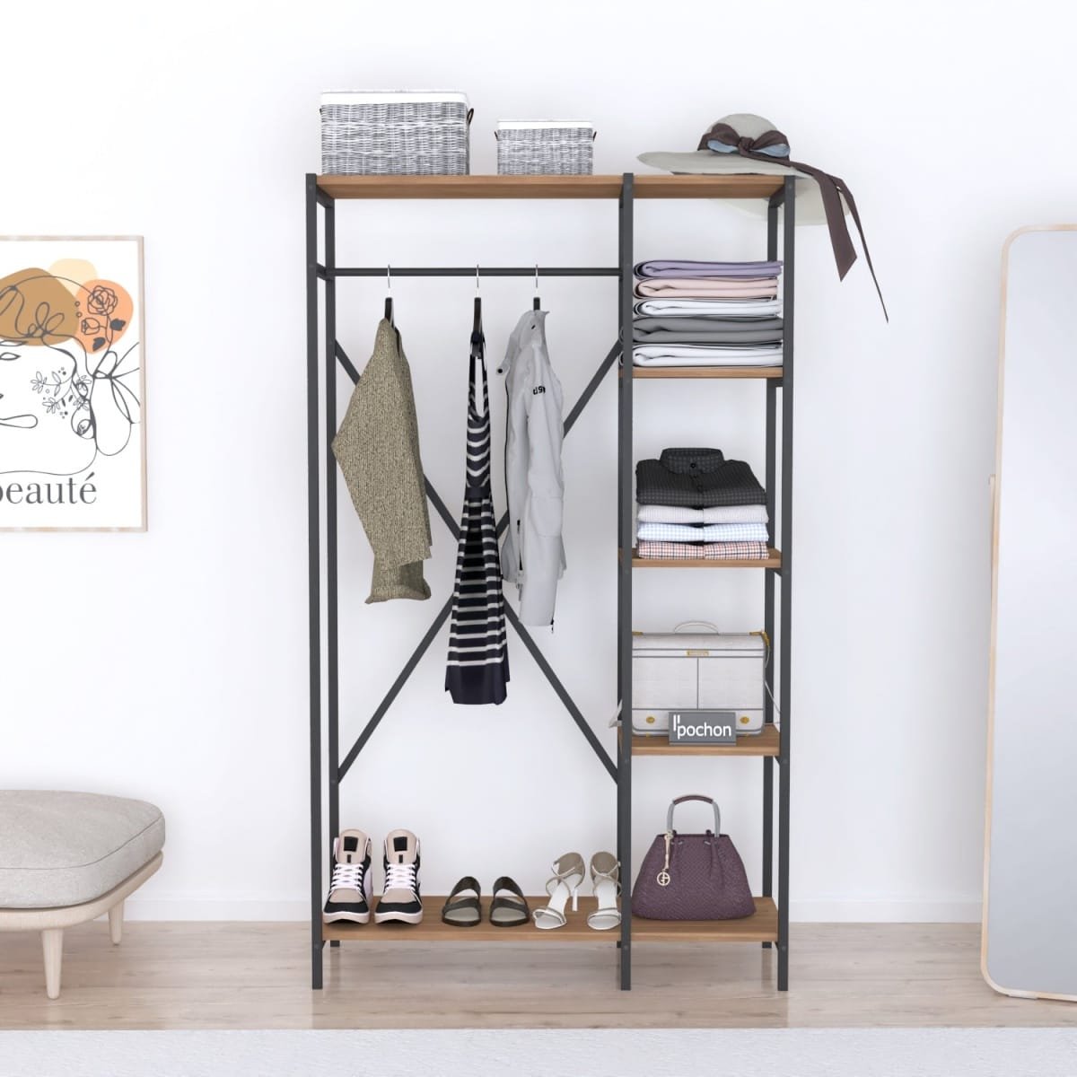 Open Kledingkast Marina - Afbeelding 3