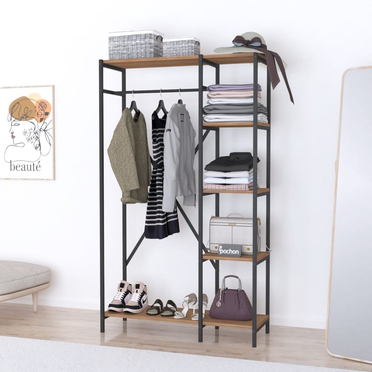 Open Kledingkast Marina - Afbeelding 4