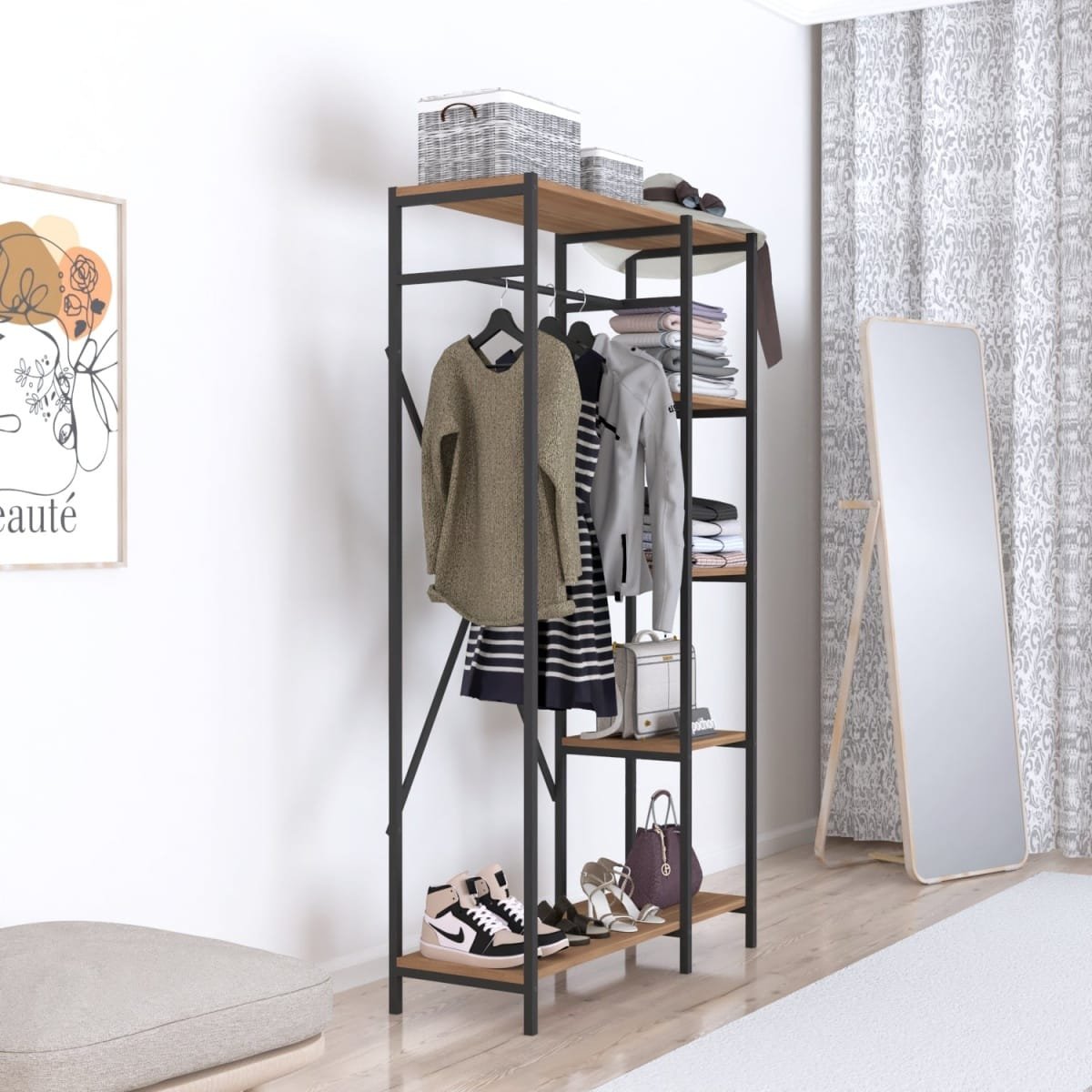 Open Kledingkast Marina - Afbeelding 5