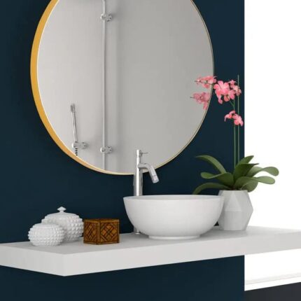 Ronde Spiegel met Lijst - 60 x 60 cm - Sun Ex