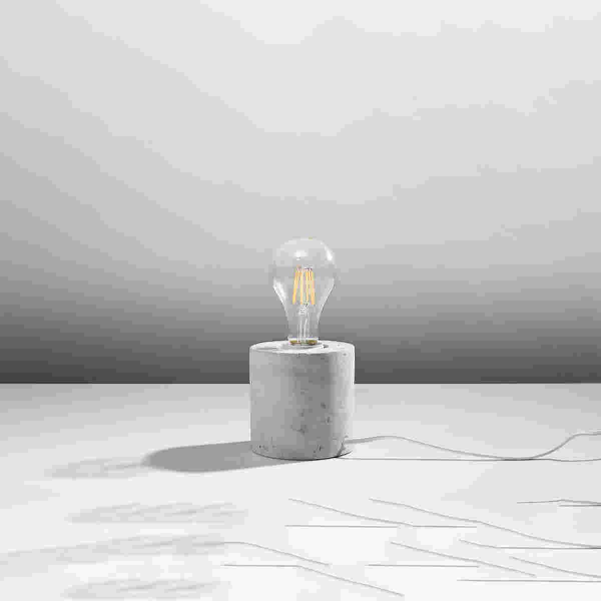 Tafellamp Industrieel - Grijs - 1-Lichts - Salgado - Afbeelding 2