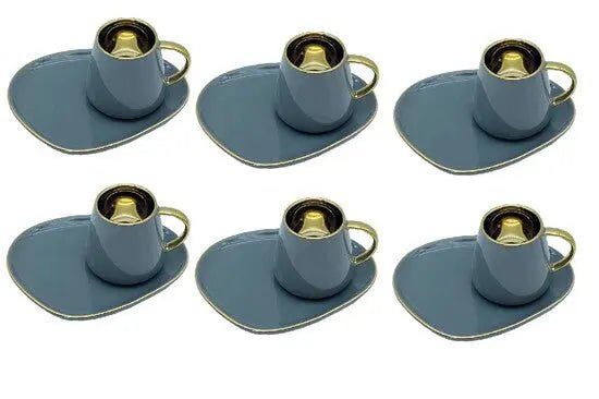 20458_Product_550x550_90-0 Koffieservies serie Sadia antraciet 12-delige - Afbeelding 1