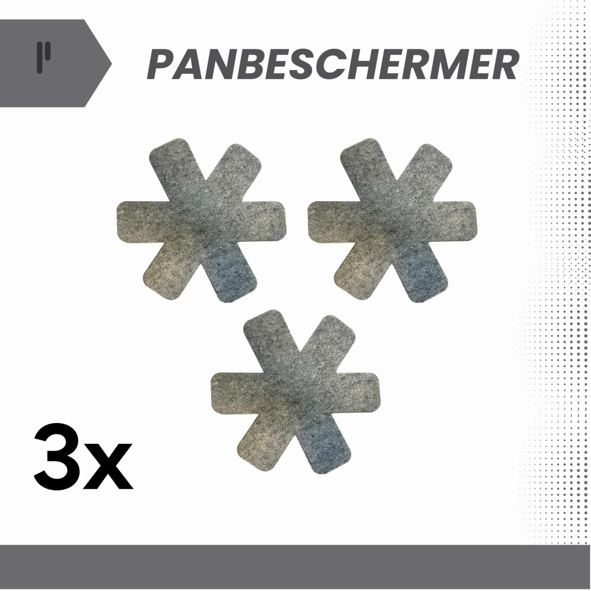 Panbeschermer set van 3 - Afbeelding 3